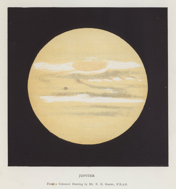 Jupiter (väri litho) tekijältä Nathaniel Everett Green