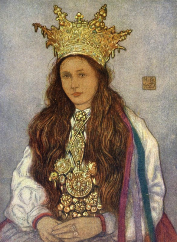 Norja: Hardanger Bride (väri litho) tekijältä Nico Jungman