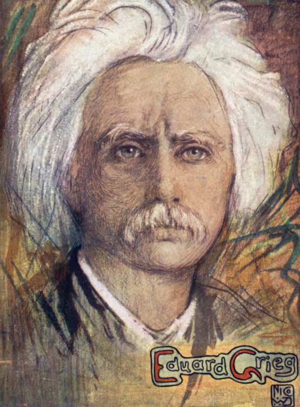 Norja: Grieg (väri litho) tekijältä Nico Jungman