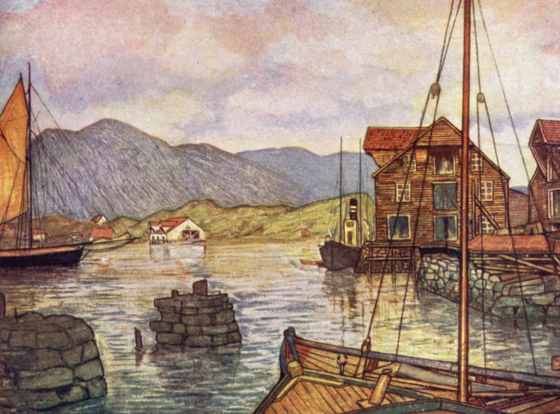 Norja: Moldoen (väri litho) tekijältä Nico Jungman