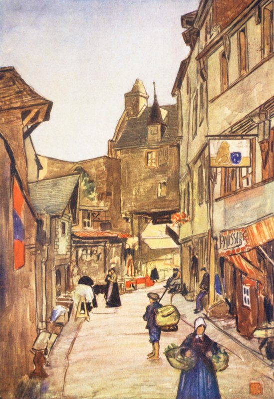A-katu, Mont St Michel (värilitro) tekijältä Nico Jungmann