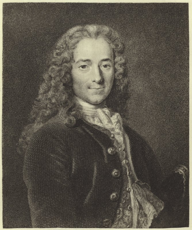 Voltaire (valokuvakaiverrus) tekijältä Nicolas de Largillière