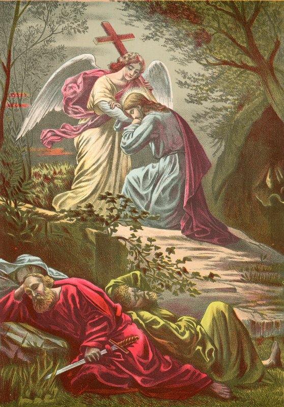 Jeesus Getsemanen puutarhassa tekijältä North American