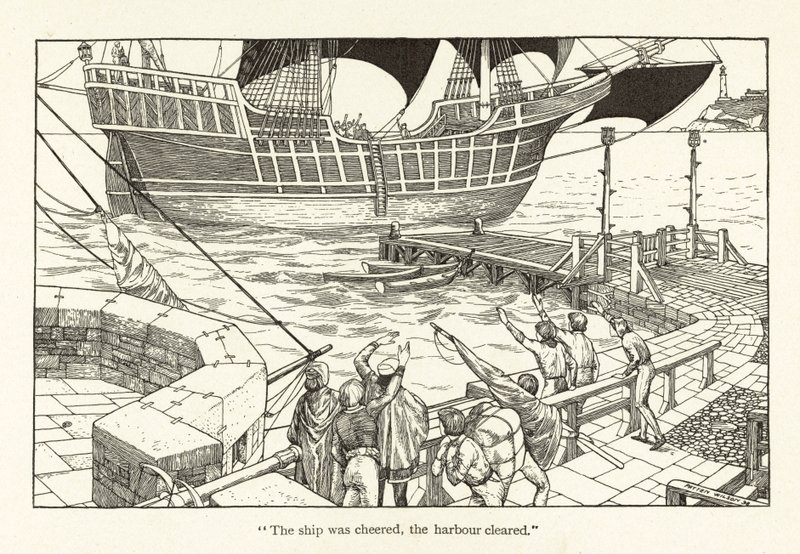 Rime of the Ancient Mariner (kaiverrus) tekijältä Patten Wilson