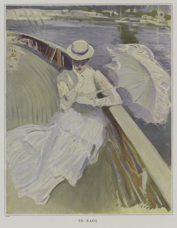 En Rade (satamassa) tekijältä Paul Cesar Helleu