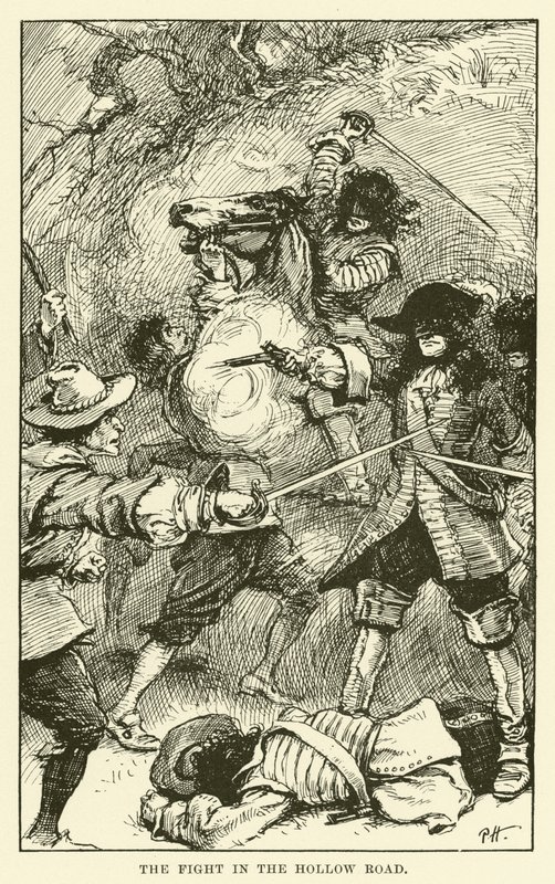 Fight in the Hollow Road (kaiverrus) tekijältä Paul Hardy