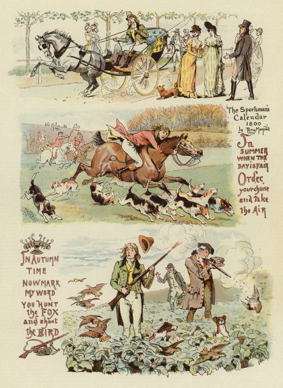 Urheilijan kalenteri, 1800 tekijältä Percy Macquoid