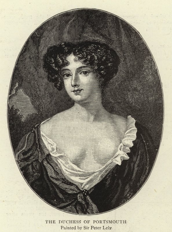 Portsmouthin herttuatar tekijältä Peter Lely