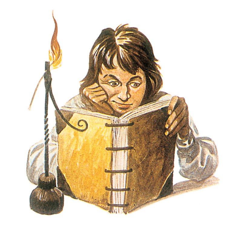 Poika lukemassa tekijältä Peter Jackson
