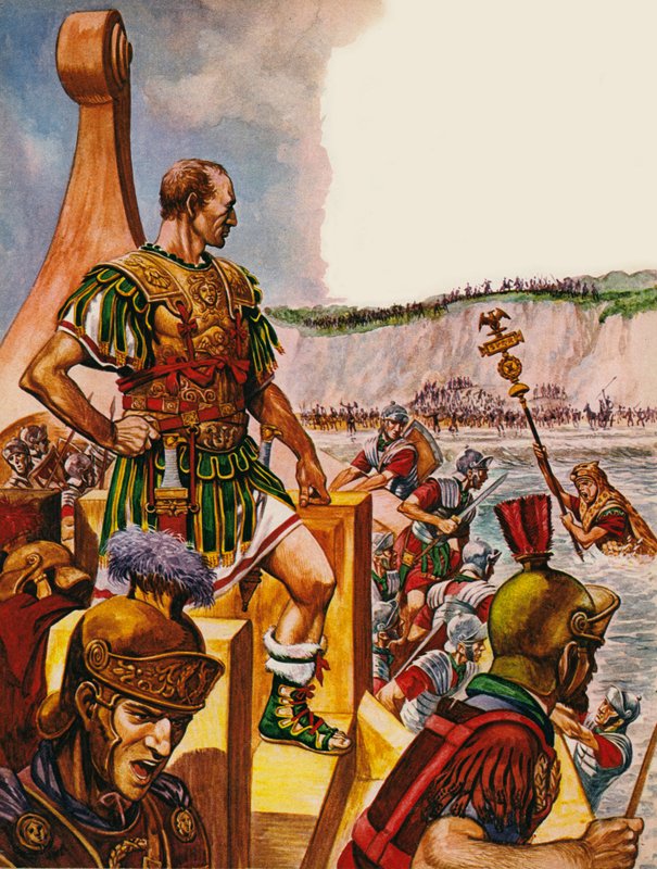 Julius Caesar hyökkää Britanniaan tekijältä Peter Jackson