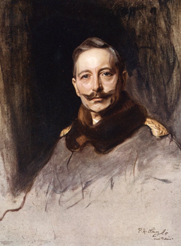 Keisari Wilhelm II (väri litho) tekijältä Philip Alexius de Laszlo