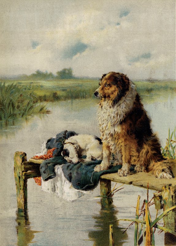Päivystys (chromolitho) tekijältä Philip Eustace Stretton