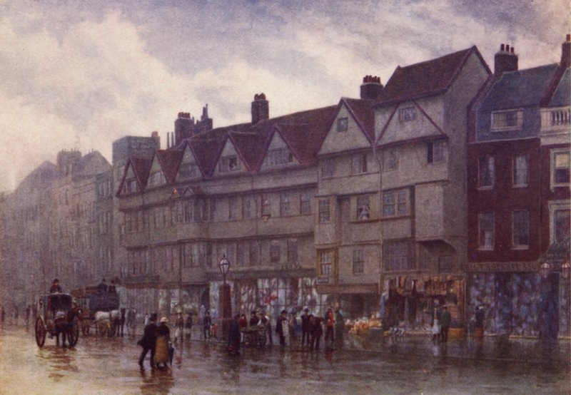 Staple Inn, Holborn, 1884 tekijältä Philip Norman
