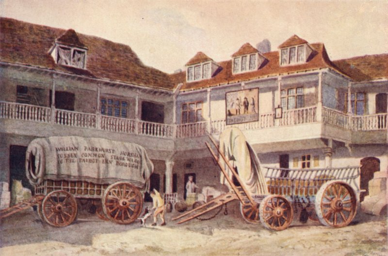 Tabard Inn, Southwark, 1810 tekijältä Philip Norman