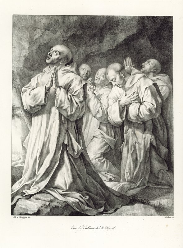 Yksityiskohta Pyhän Brunon näystä tekijältä Philippe de Champaigne