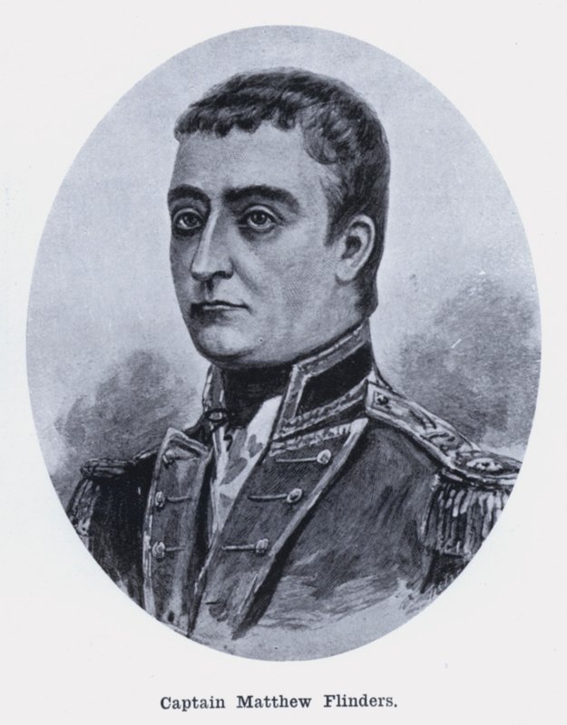 Kapteeni Matthew Flinders (m/w kuva) tekijältä Photographer Australian