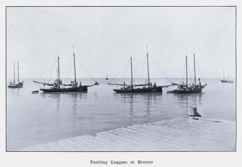Pearling Luggers at Broome (m/w kuva) tekijältä Photographer Australian