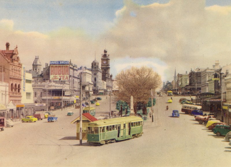 Sturt Street, Ballarat (värikuva) tekijältä Photographer Australian