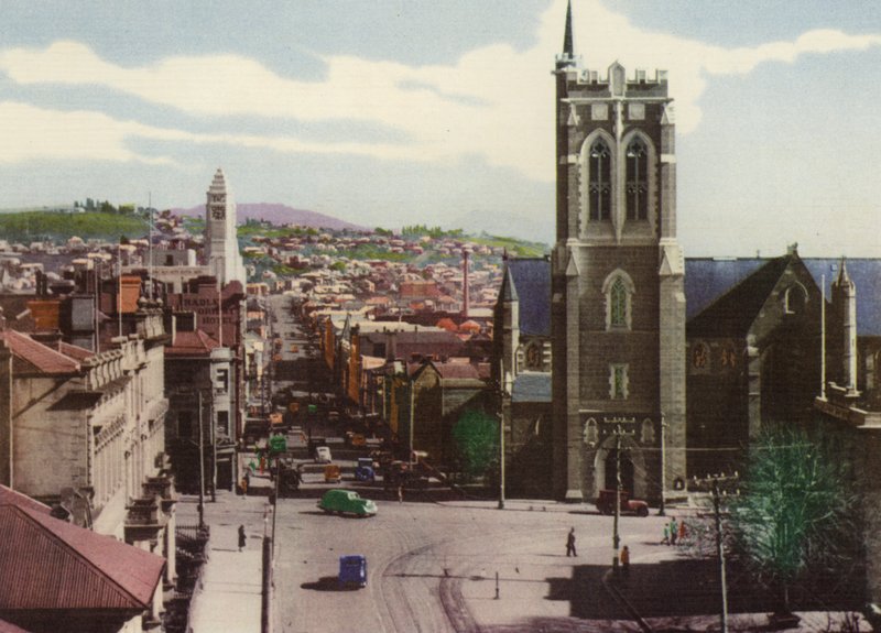Tasmània: Murray Street, Hobart (foto en color) finlandès tekijältä Photographer Australian