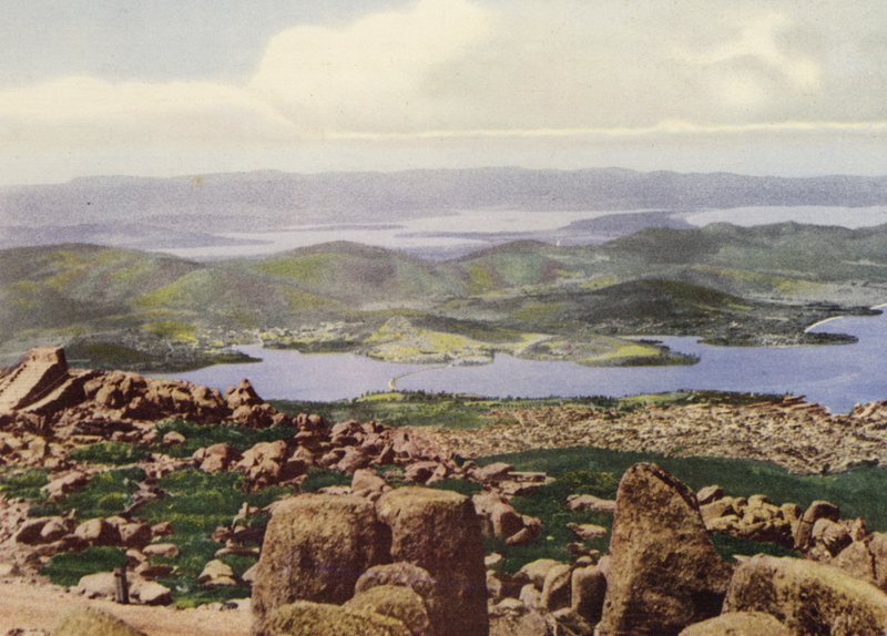 Tasmania: Panorama Pinnaclesta (värikuva) tekijältä Photographer Australian