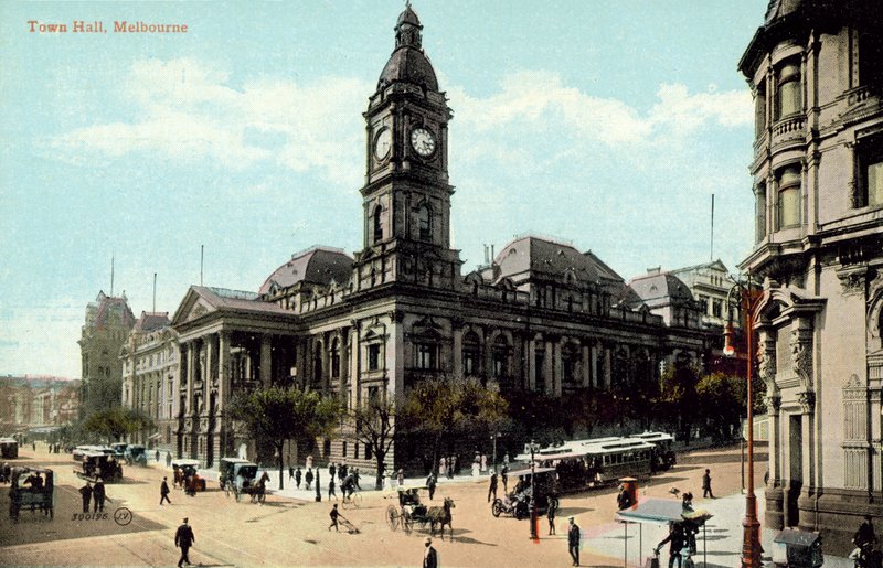 Kaupungintalo, Melbourne (värikuva) tekijältä Photographer Australian