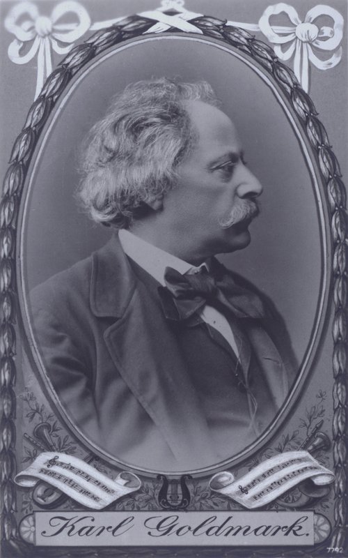 Karl Goldmark, unkarilainen säveltäjä (m/w kuva) tekijältä Photographer Austrian