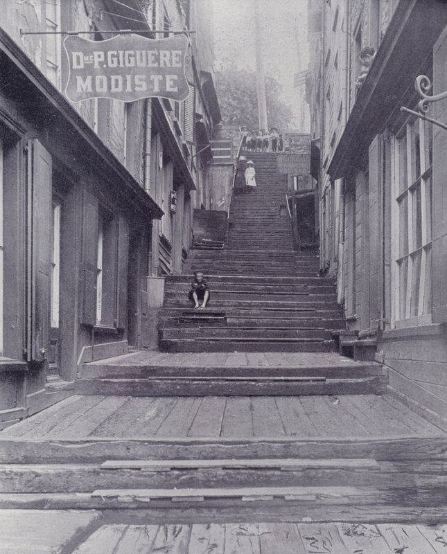 Kanada: Break-Neck Stairs, Quebec (m/w kuva) tekijältä Photographer Canadian