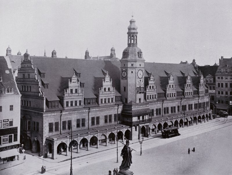 Leipzig: Vanha kaupungintalo (m/w kuva) tekijältä Photographer German