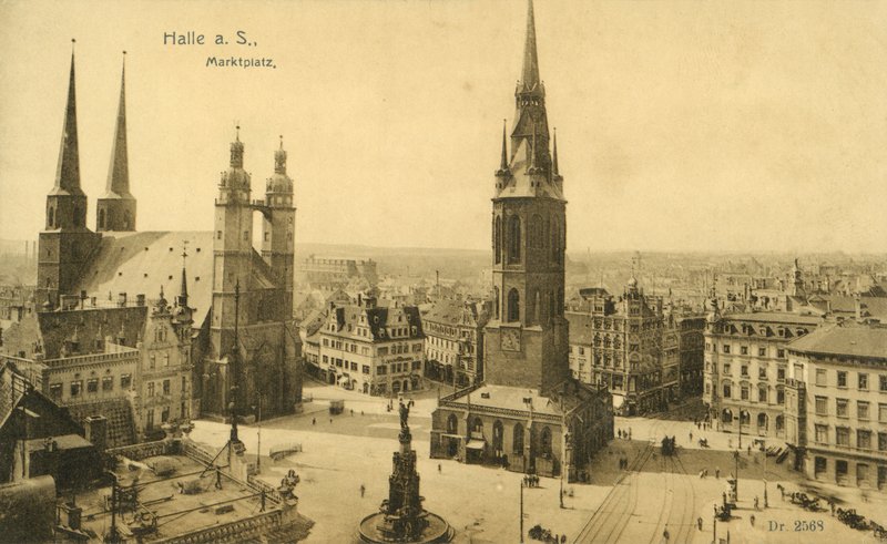 Marktplatz, Halle (m/w kuva) tekijältä Photographer German