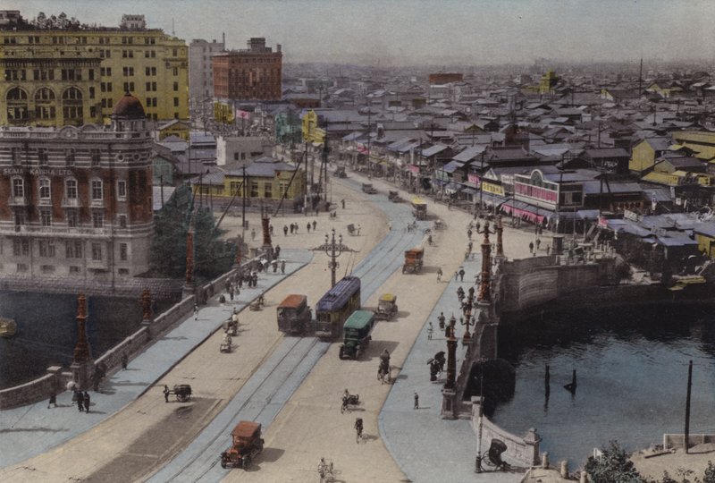 Japani, noin 1912: Nihonbasi Street, Tokio (kuva) tekijältä Photographer Japanese