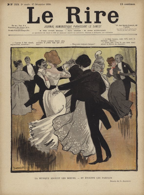 Kuvitus Le Rirelle tekijältä Pierre Georges Jeanniot