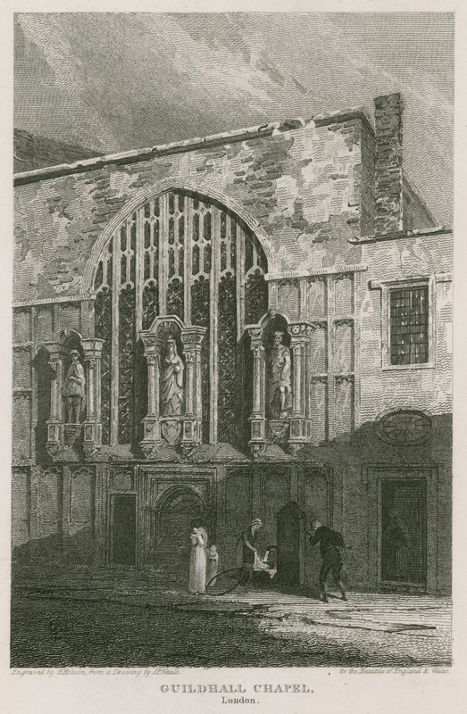 Guildhall Chapel, Lontoo tekijältä Pieter Jansz. Quast