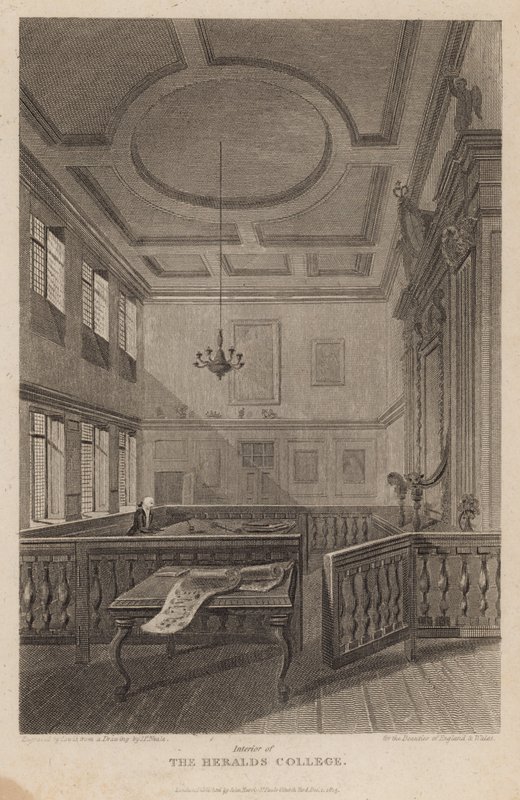The Heralds Collegen sisustus tekijältä Pieter Jansz. Quast