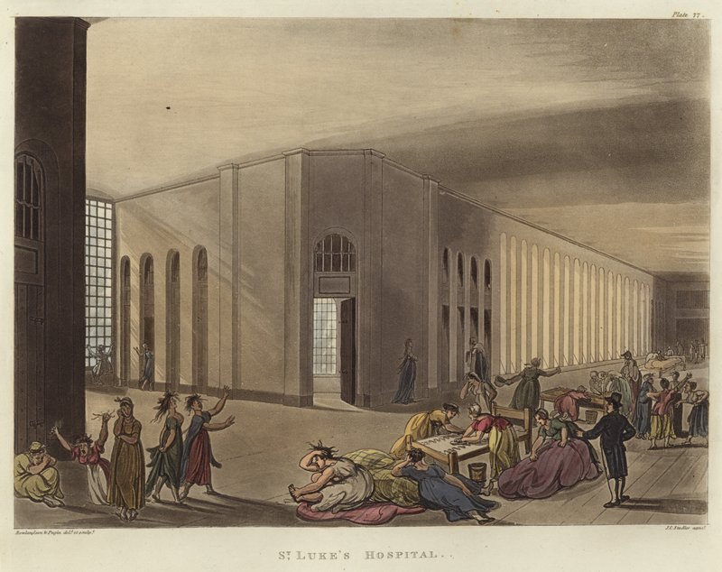 Pyhän Luukkaan sairaala tekijältä Pugin and Rowlandson