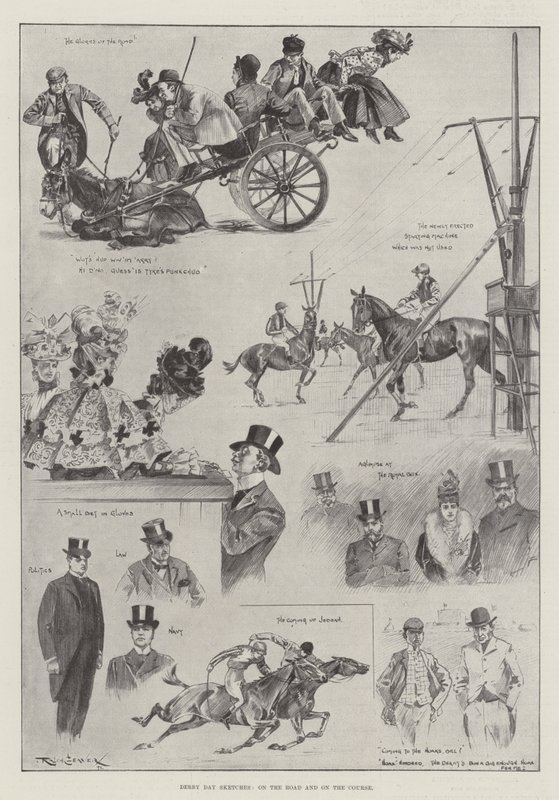 Derby Day Sketches, tiellä ja kurssilla tekijältä Ralph Cleaver