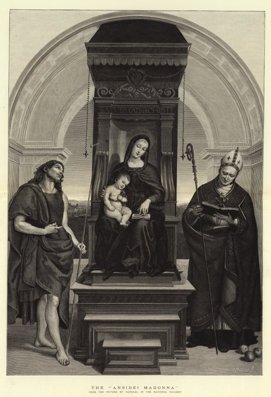 Ansidei Madonna tekijältä Raffaello Sanzio Raphael