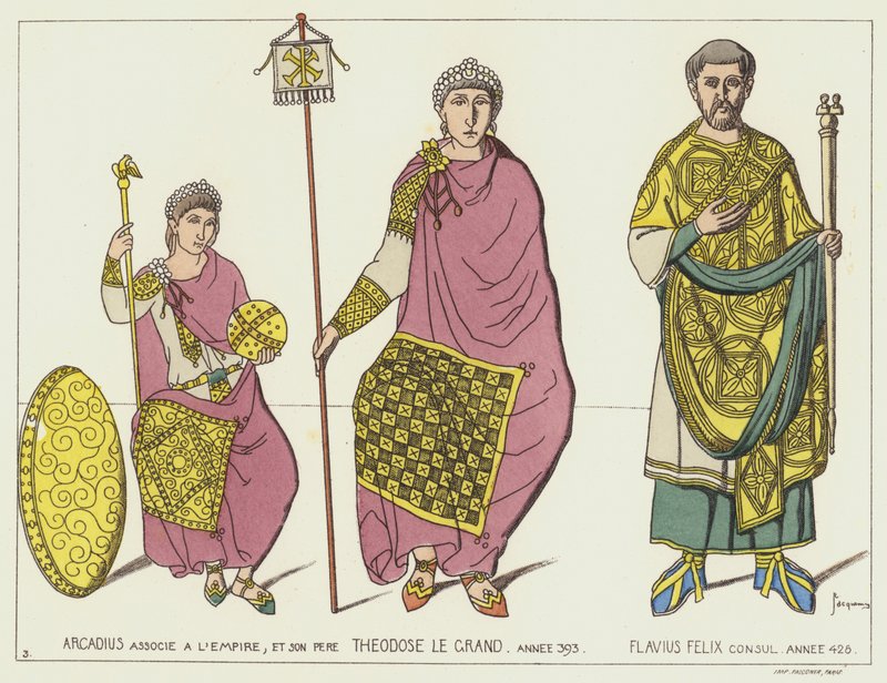 Arcadius ja Theodosius tekijältä Raphael Jacquemin