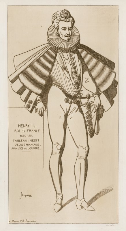 Henrik III, Ranskan kuningas, 1580-89 tekijältä Raphael Jacquemin