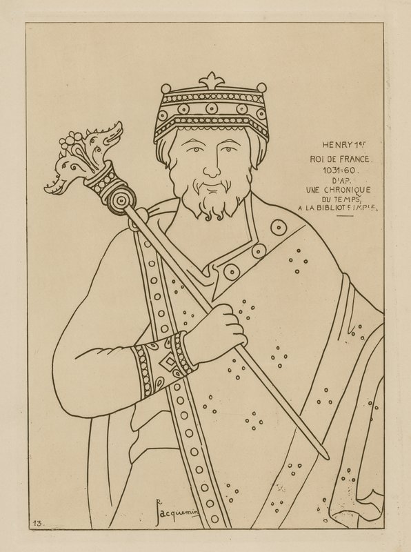 Henrik I, Ranskan kuningas, 1031-1060 tekijältä Raphael Jacquemin