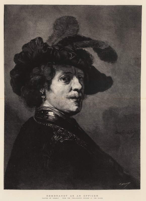 Rembrandt upseerina tekijältä Rembrandt van Rijn