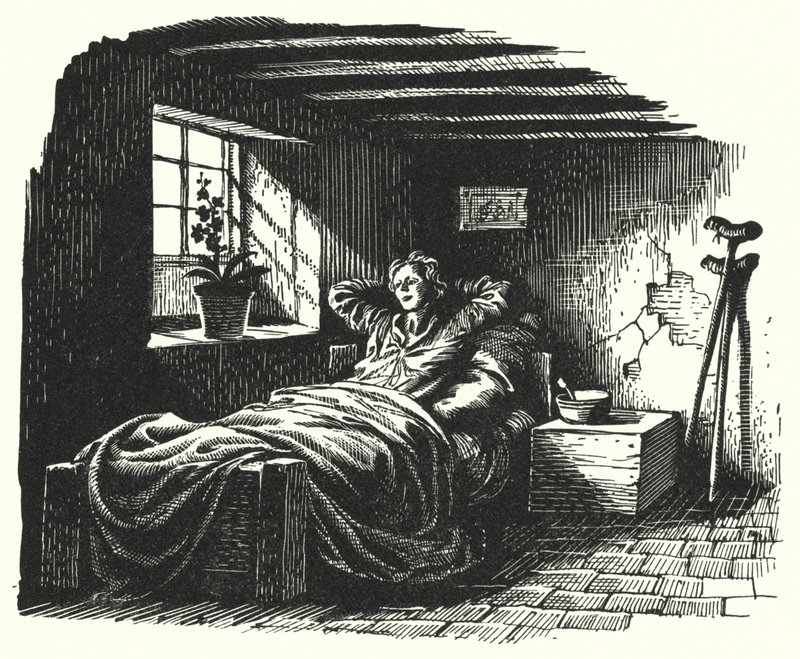 Hans Christian Andersen: Enkeli (litho) tekijältä Rex (after) Whistler