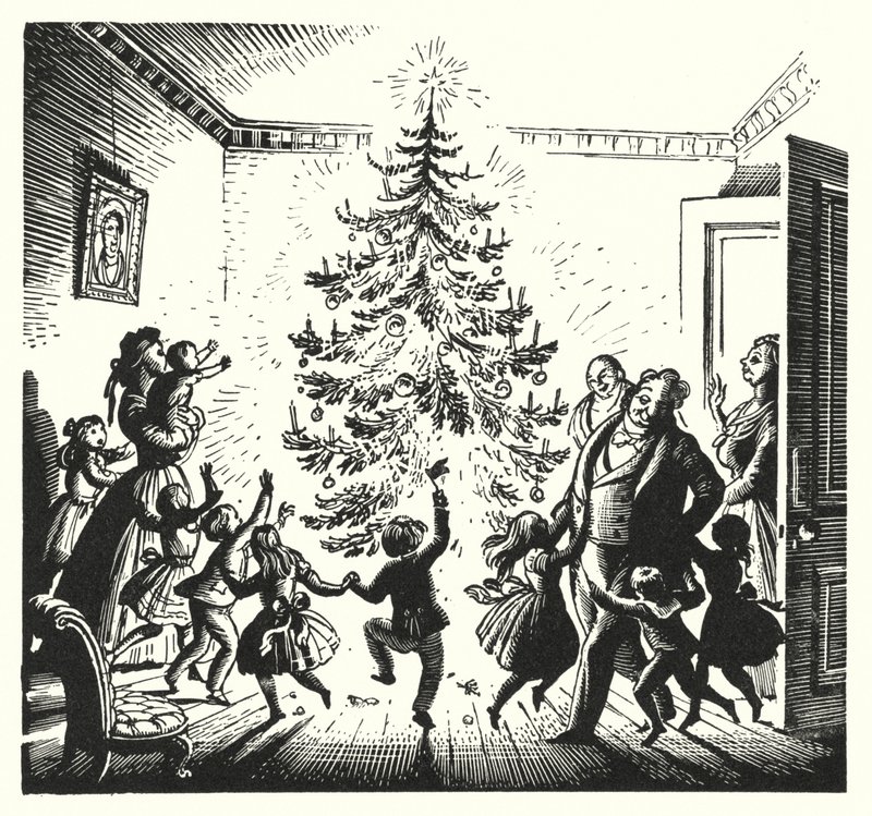 Hans Christian Andersen: Kuusi (litho) tekijältä Rex (after) Whistler