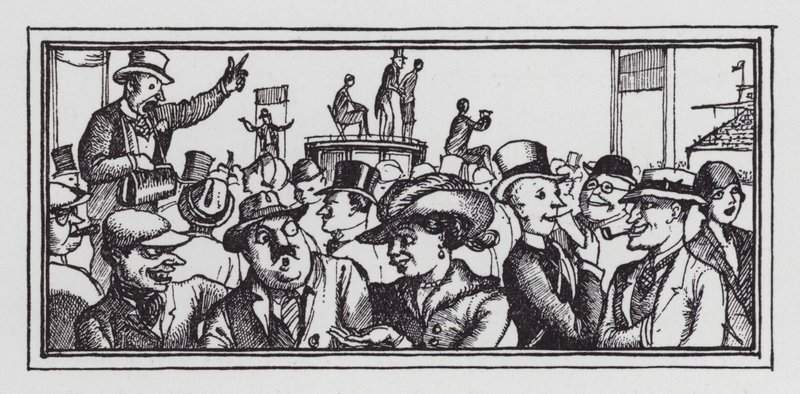 Derby (litho) tekijältä Rex (after) Whistler