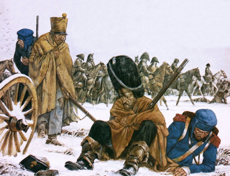 Napoleonin vetäytyminen Moskovasta tekijältä Richard Hook