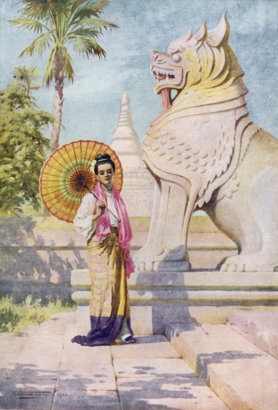Burma, kaunotar ja hirviö tekijältä Robert George Talbot Kelly
