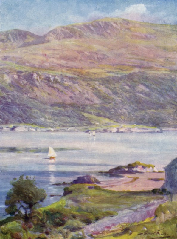 Sunny Afternoon, Cardigan Bay (väri litho) tekijältä Robert (after) Fowler