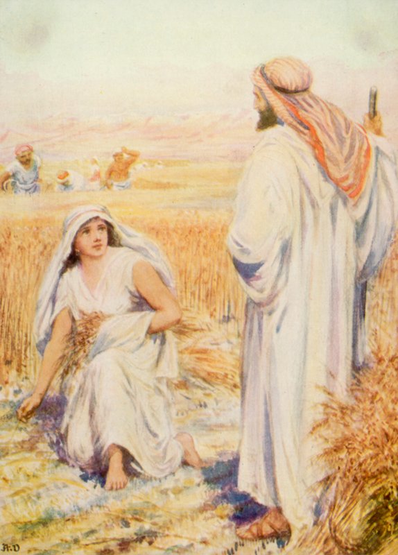 Ruth (väri litho) tekijältä Robert Ambrose Dudley