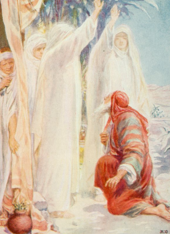 Lupaus (väri litho) tekijältä Robert Ambrose Dudley