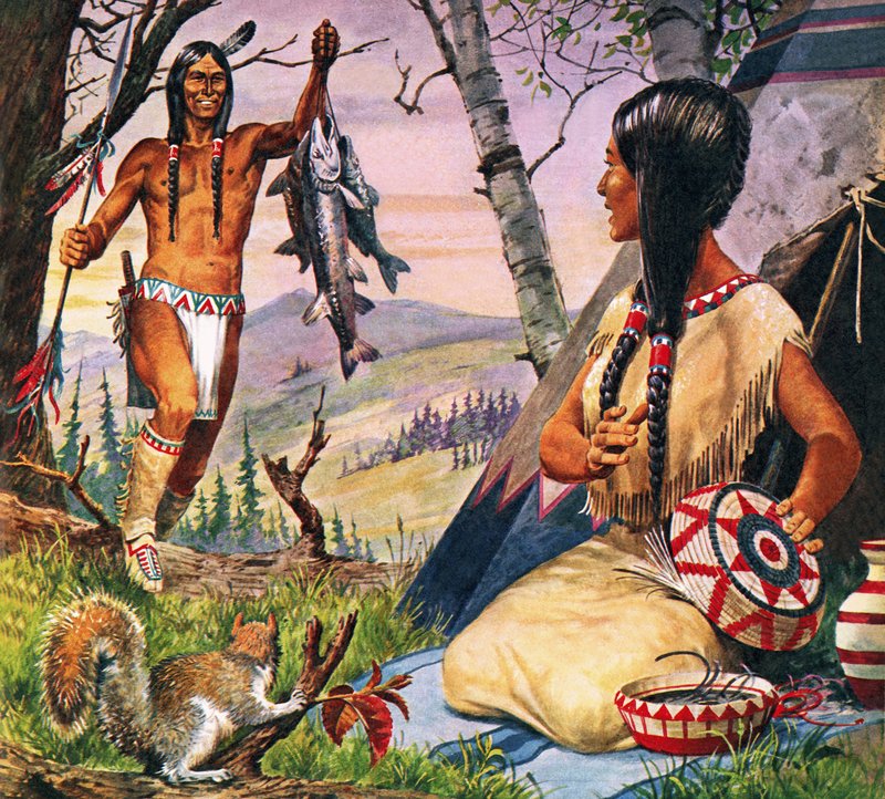 Hiawatha ja Minnehaha tekijältä Robert Brook
