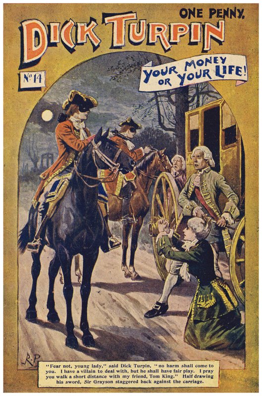 Dick Turpin (värinen lito) tekijältä Robert Prowse Jnr